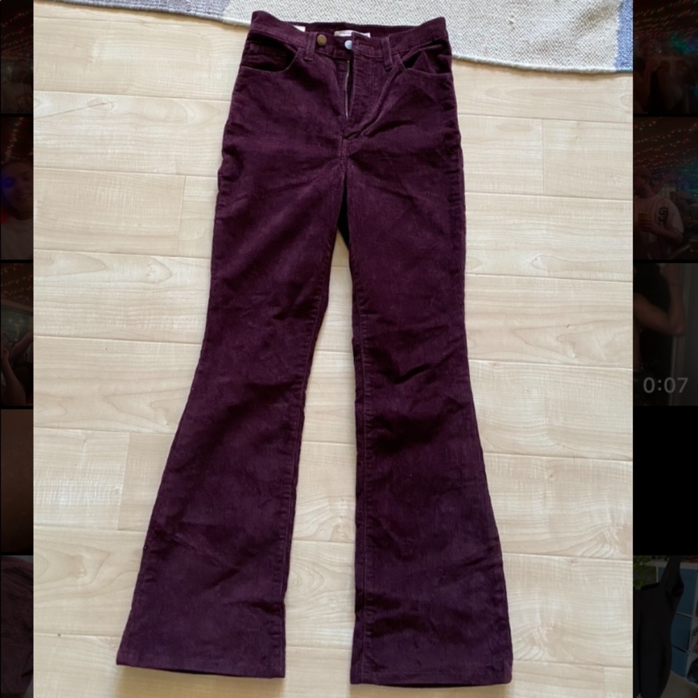 Levi’s ribcage boot corduroy pants